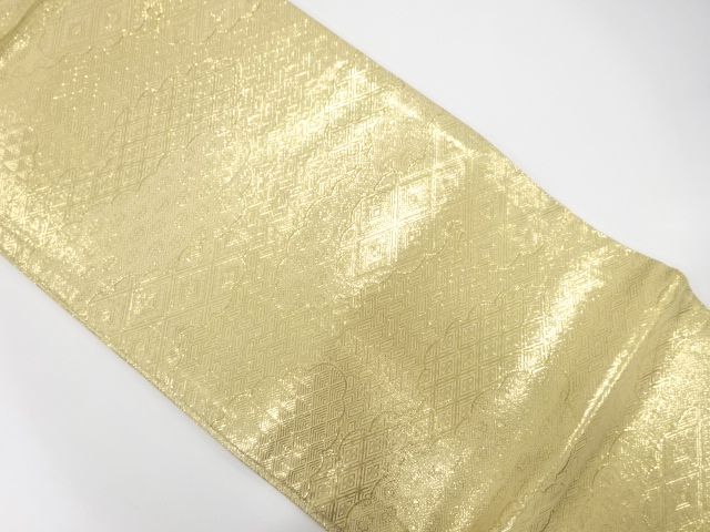 JAPANESE KIMONO / ANTIQUE FUKURO OBI / SILK / SAGANISHIKI / WOVEN CLOUD